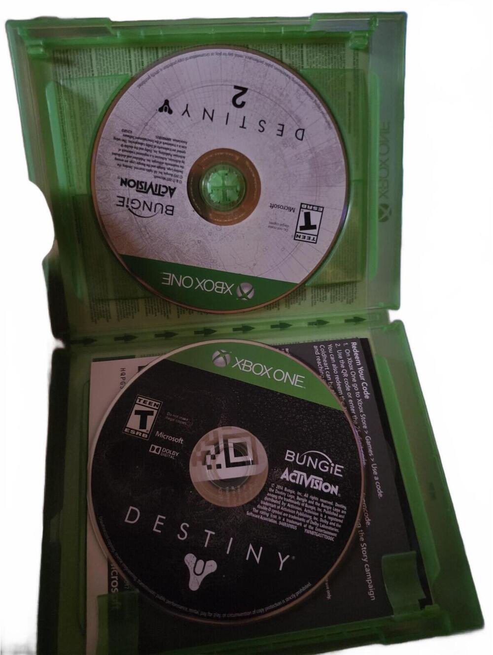 Destiny 1 & 2 Xbox One Game Lot
